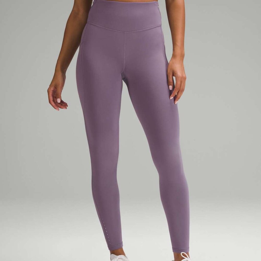FAST AND FREE HIGH-RISE FLEECE TIGHT 28" POCKETS
